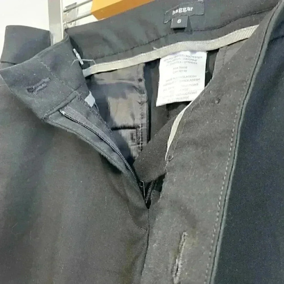 Haggar Black Dress Pants / Trousers / Slacks - Size 6 - Picture 3 of 7